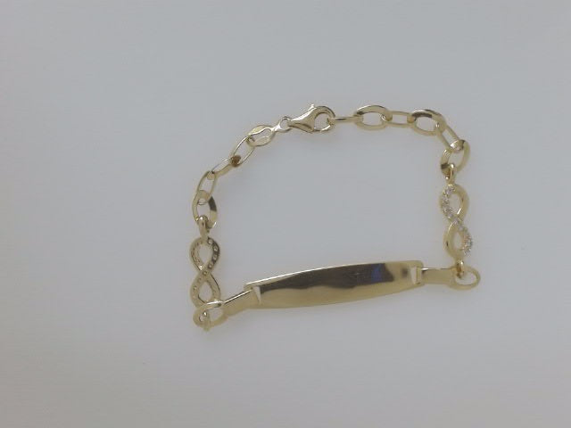 14k Yellow Gold Kid's Anklet 2.9g