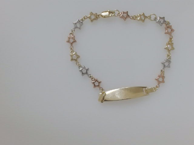 14k Yellow Gold Kid's Anklet 2.6g