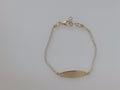 14k Yellow Gold Kid's Anklet 2g