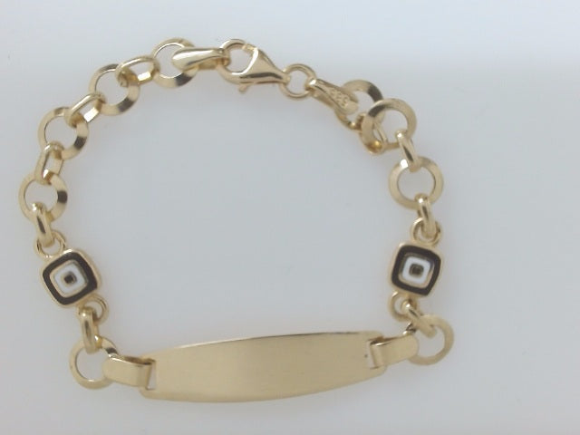 14k Yellow Gold Kid's Anklet 3.6g