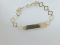14k Yellow Gold Kid's Anklet 4g