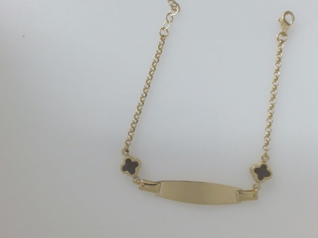 14k Yellow Gold Kid's Anklet 2.1g