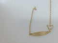14k Yellow Gold Kid's Anklet 2g