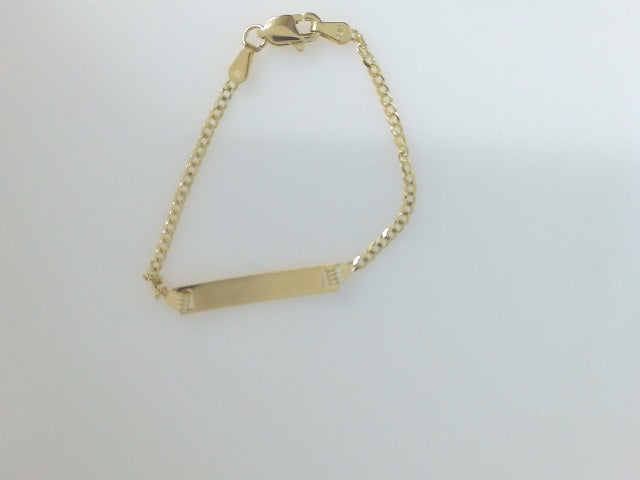 14k Yellow Gold Kid's Anklet 2.2g