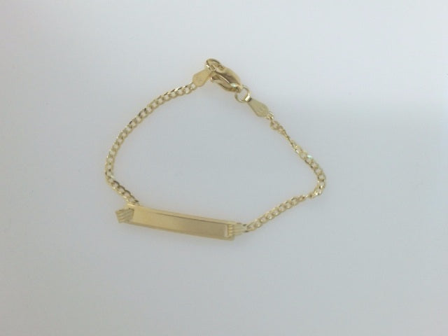 14k Yellow Gold Kid's Anklet 2.2g
