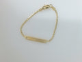 14k Yellow Gold Kid's Anklet 2.2g