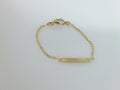 14k Yellow Gold Kid's Anklet 2.2g
