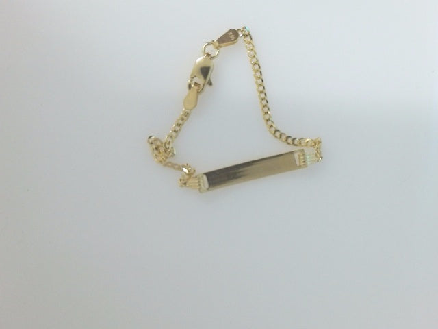 14k Yellow Gold Kid's Anklet 2.2g
