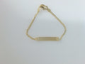 14k Yellow Gold Kid's Anklet 2.2g