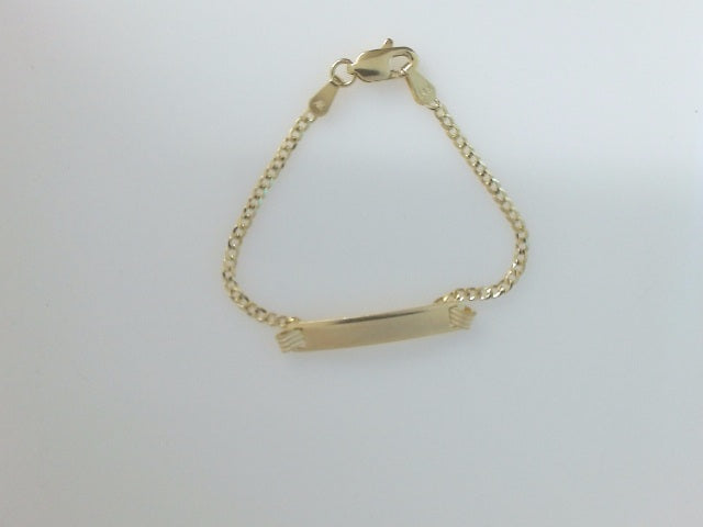 14k Yellow Gold Kid's Anklet 2.2g