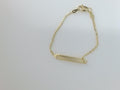 14k Yellow Gold Kid's Anklet 2.2g