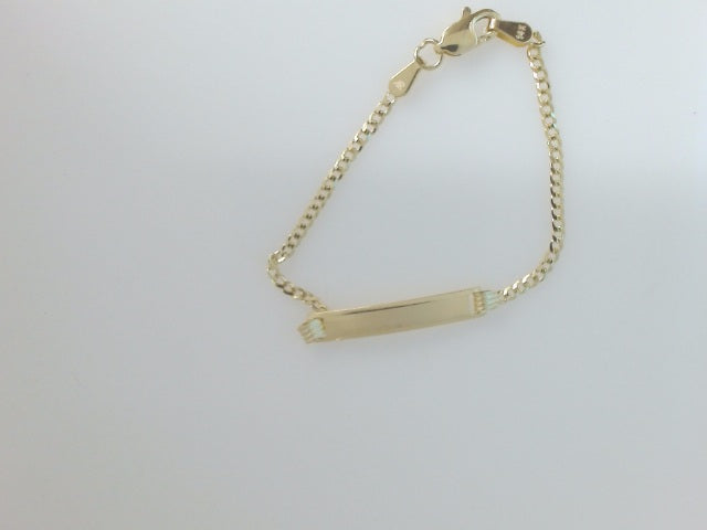 14k Yellow Gold Kid's Anklet 2.2g