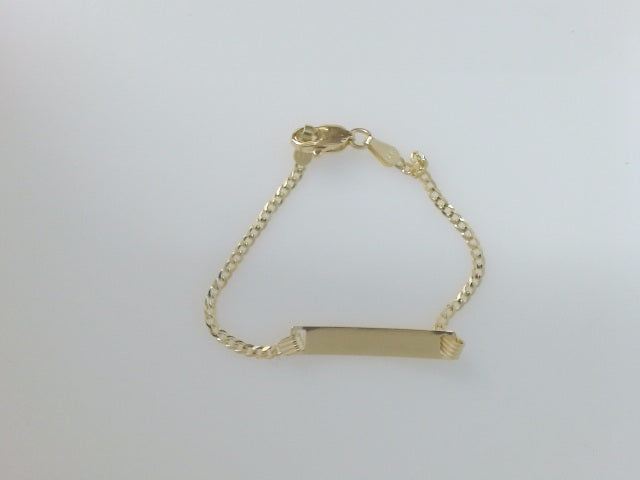 14k Yellow Gold Kid's Anklet 2.3g