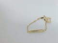 14k Yellow Gold Kid's Anklet 2.3g