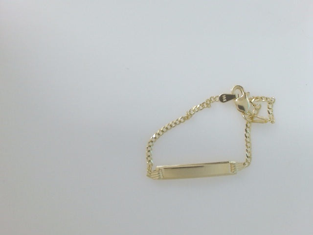 14k Yellow Gold Kid's Anklet 2.3g
