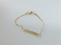 14k Yellow Gold Kid's Anklet 2.3g