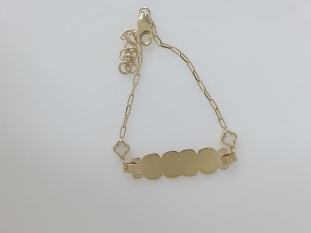 14k Yellow Gold Kid's Anklet 3.3g