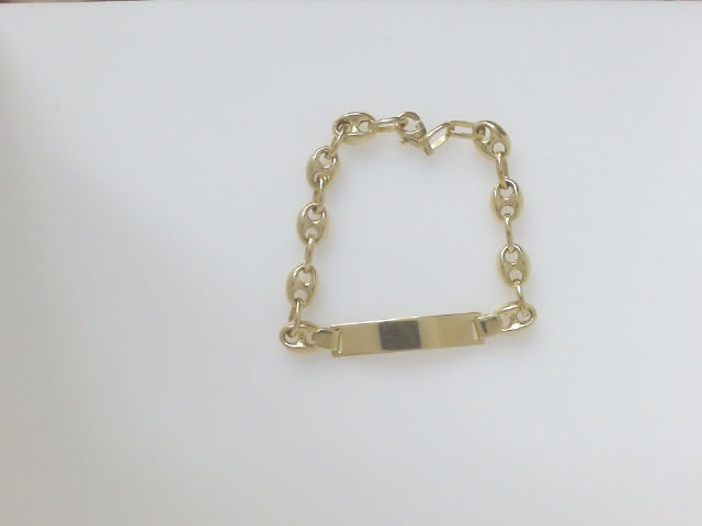 14k Yellow Gold Kid's Anklet 4.7g