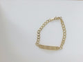 14k Yellow Gold Kid's Anklet 5g