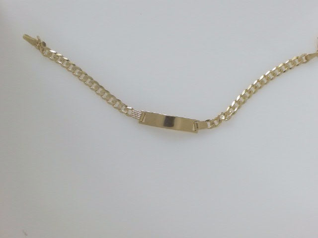 14k Yellow Gold Kid's Anklet 4.7g