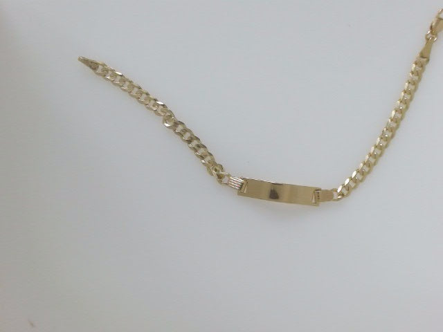 14k Yellow Gold Kid's Anklet 4.8g