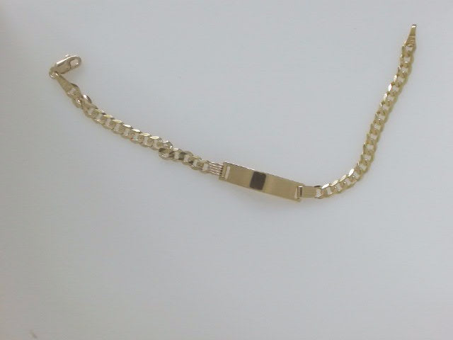 14k Yellow Gold Kid's Anklet 4.6g