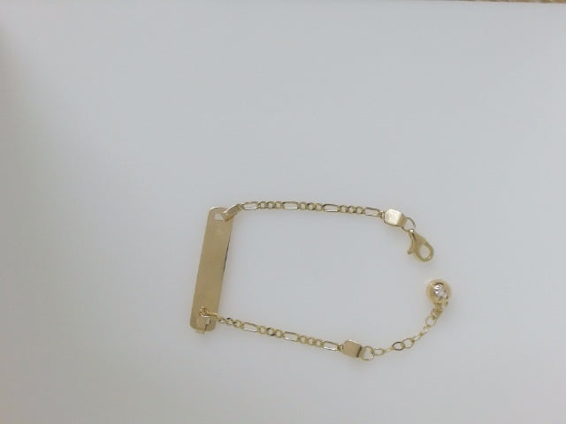 14k Yellow Gold Kid's Anklet 1.8g
