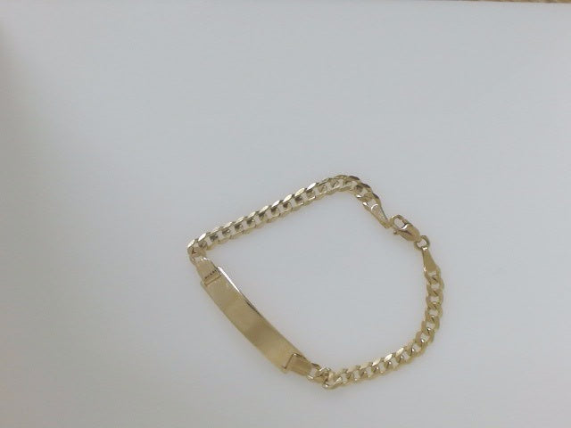 14k Yellow Gold Kid's Anklet 4.7g