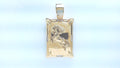 14k Yellow Gold Unisex Pendant 12.6g