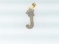 14k Yellow Gold Unisex Pendant 1.5g