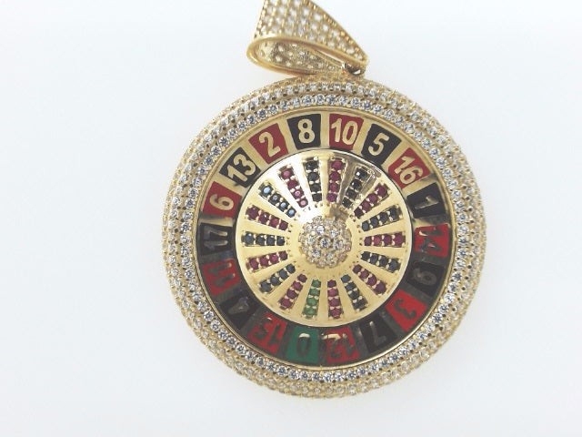 14k Yellow Gold Unisex Pendant 10.9g