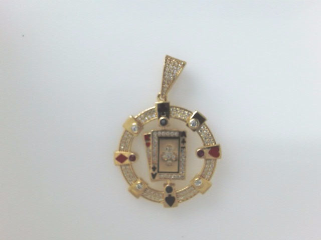 14k Yellow Gold Unisex Pendant 9.4g