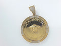 14k Yellow Gold Unisex Pendant 15.2g
