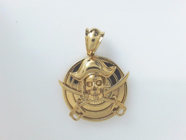 14k Yellow Gold Unisex Pendant 17.8g