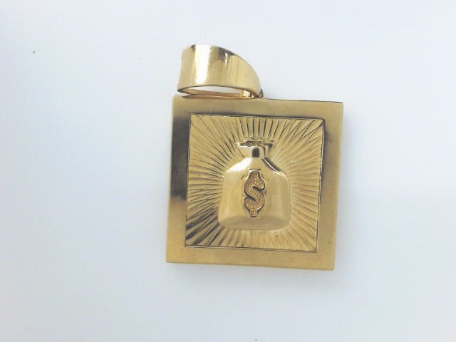 14k Yellow Gold Unisex Pendant 13.6g