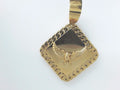 14k Yellow Gold Unisex Pendant 16.3g