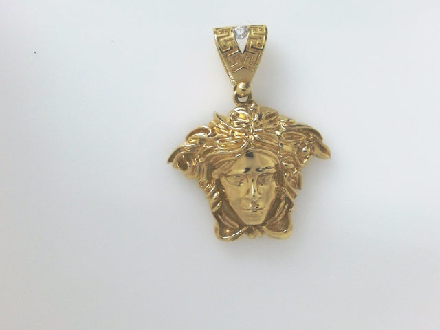 14k Yellow Gold Unisex Pendant 9.9g