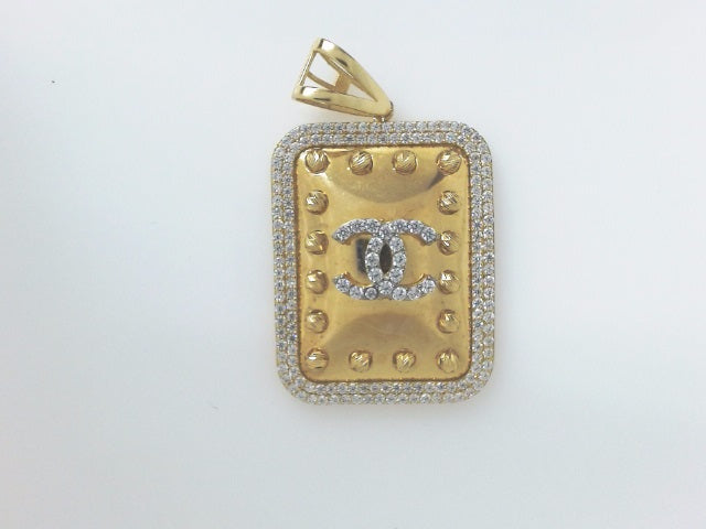 14k Yellow Gold Unisex Pendant 8g
