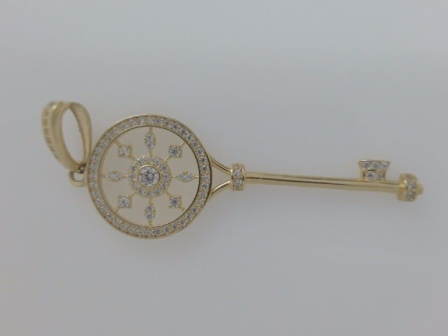 14k Yellow Gold Unisex Pendant 3.2g
