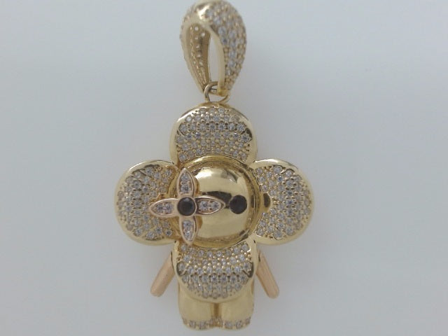 14k Yellow Gold Unisex Pendant 8.4g