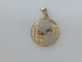 14k Yellow Gold Unisex Pendant 4.6g
