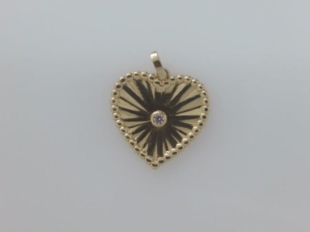14k Yellow Gold Unisex Pendant 2.6g