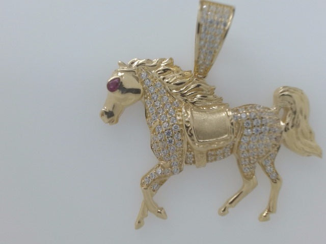 14k Yellow Gold Unisex Pendant 6.9g