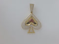 14k Yellow Gold Unisex Pendant 8.6g