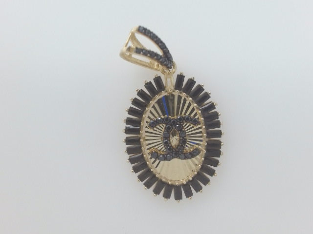 14k Yellow Gold Unisex Pendant 4g