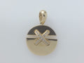14k Yellow Gold Unisex Pendant 4g