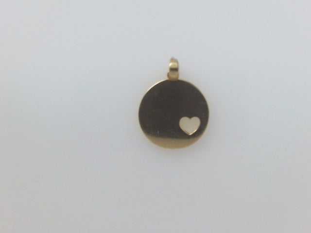 14k Yellow Gold Unisex Pendant 1.4g