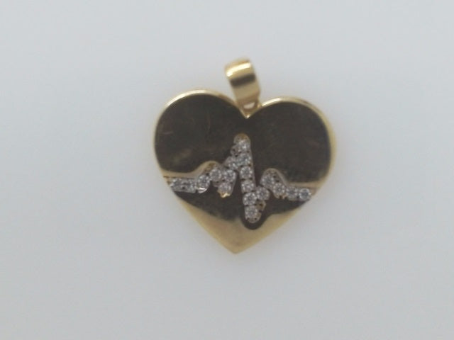 14k Yellow Gold Unisex Pendant 1.7g