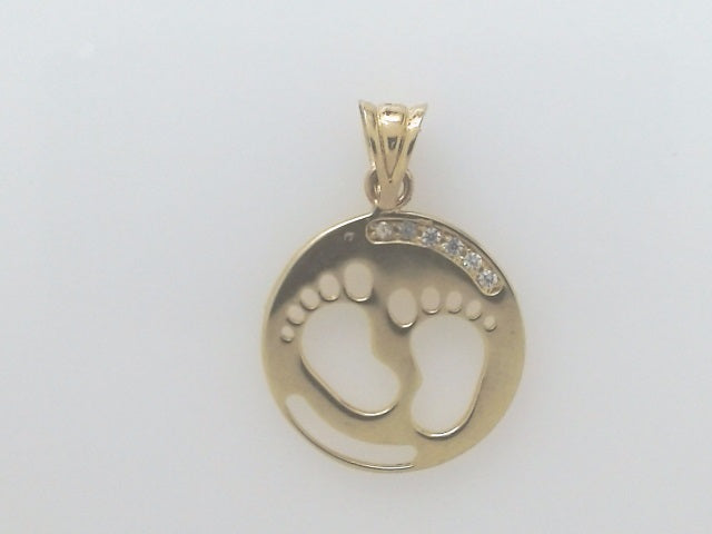 14k Yellow Gold Unisex Pendant 1.3g