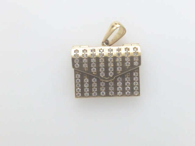 14k Yellow Gold Unisex Pendant 6.6g